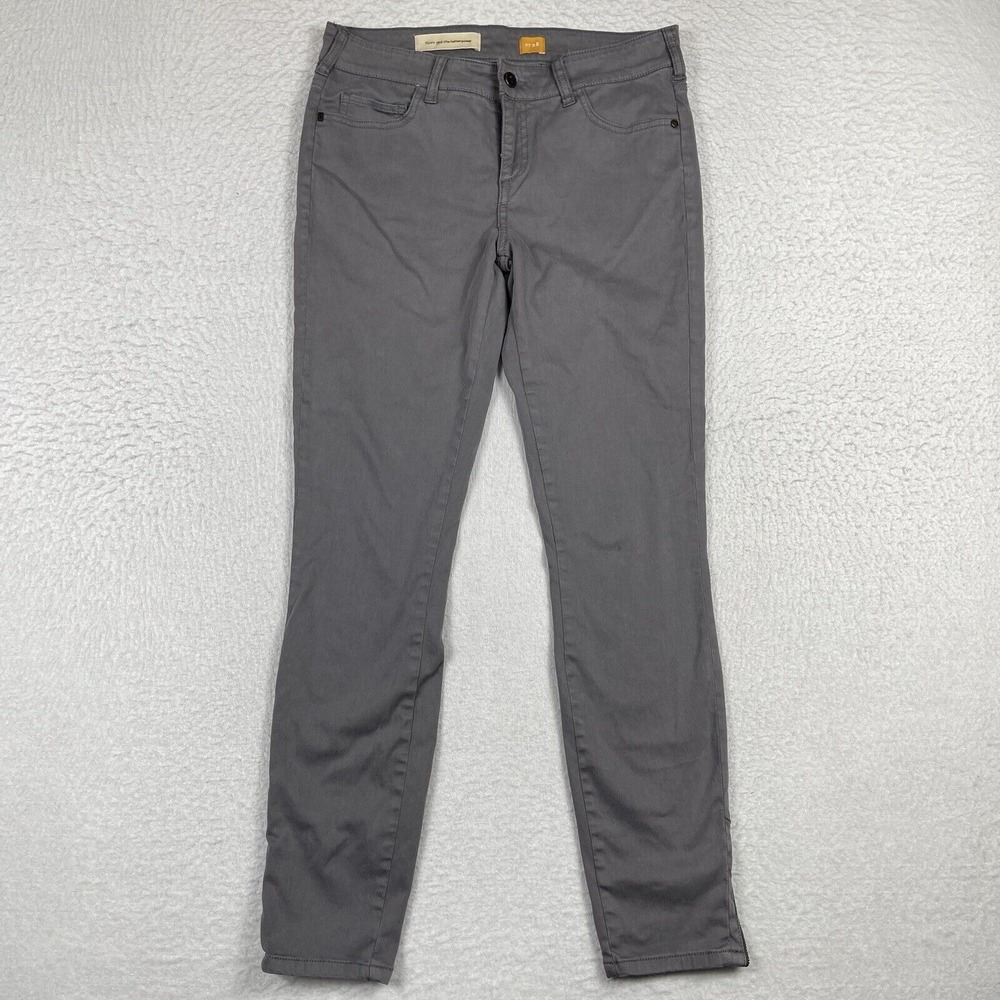 Pilcro Jeans Womens 28 Gray Serif Skinny Stretch Casual Everyday Ladies Pants